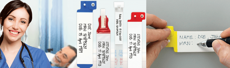 Write-on wristbands
