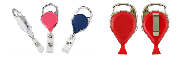 Carabiner badge reels