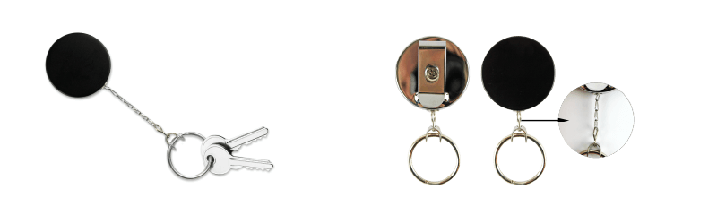 Heavy duty badge reels