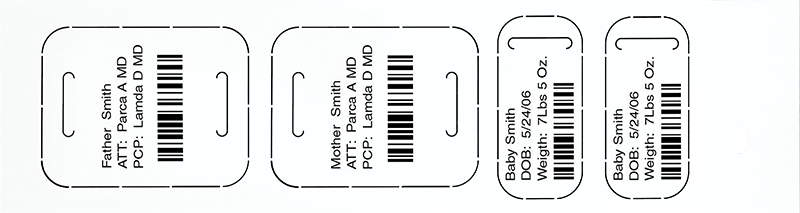 Precision® Thermal Barcode Tags 7600-11-PDL