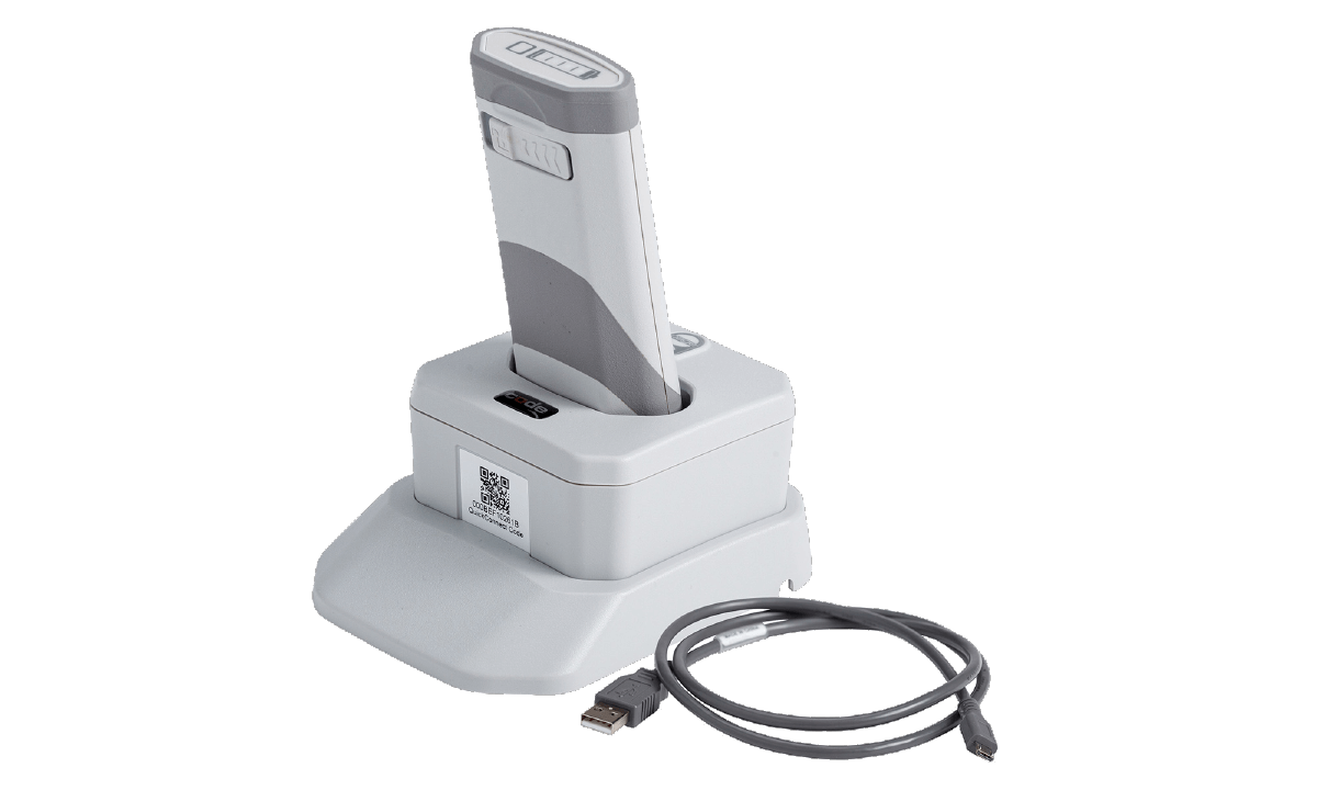 Code Reader 2700 Palm Barcode Scanner with Charging Station