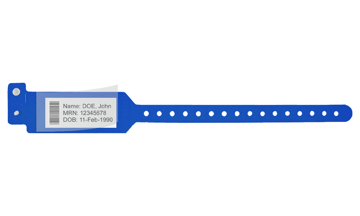 Sentry LabelBand Label Wristbands Adult/Pediatric Size