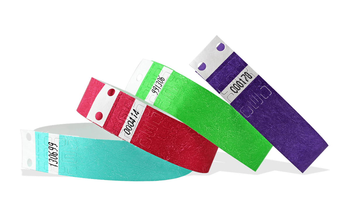 Tyvek wristbands 19 mm - Box of 1000