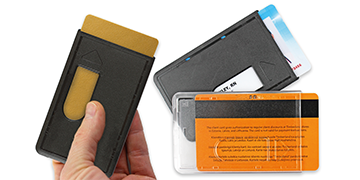 Premium One-Card Dispenser with Thumb Notch