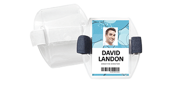 Armband Badge Holder with Strap